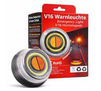 Lampe d’avertissement d’urgence V16 IDIADA - Feu de panne et de signalisation - Pour véhicules et motos