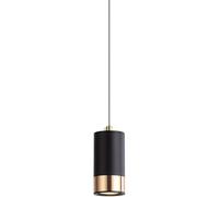 Lampe d'accentuation pour éclairage d'îlot Plafonnier Suspension Minimaliste Suspension Intérieur Petit Lustre Cuisine Salle à manger Café Bar Chambre à coucher (Black Gold)