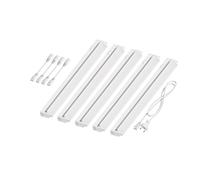 Lampe d'agencement à LED LIWO 58cm pivotante 1080lm blanche chacune 5er Set