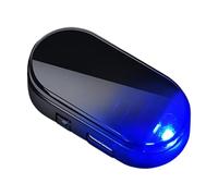 Lampe d'alarme d'automobile | Recharge par énergie Solaire avec Port USB - Alarme de sécurité Clignotante simulée - pour berline, Camping-Car, Caravane, Bord de Route, Garage, Parking,