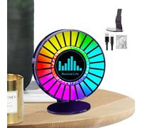 Lampe D'ambiance À Rythme - Barres Sonores Réactives, Synchronisation De La Musique, Capteur Activé Par La Voix, Diffuseur D'aromathérapie À Contrôle Par Application, Décorations Dynamiques À Chan