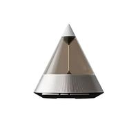 Lampe D'Ambiance D'Aromathérapie, Haut-Parleur , Lumière Quantique, Son Hi-Fi Sans Fil Stéréo avec Caisson de Basses, Argentée