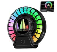 Lampe d'ambiance de voiture : lumière de camion parfumée, lumière vibrante LED | Rythme diffuseur d'aromathérapie coloré, sortie d'air de lampe décorative LED, lumière de parfum pour accessoire