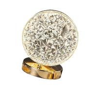 Lampe d'ambiance LED à effet cristal avec couleur réglable et luminosité à intensité variable Lampes de table Acrylique et PVC Texture Cristal Lampe étoile Couleur réglable Portable Lumière de table