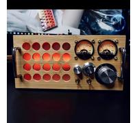 Lampe d'Ambiance LED Rétro à Cassette, Avec VU-Mètre Audio Réactif, Veilleuse Bluetooth à Changement de Couleur, Décoration d'Intérieur Alimentée par USB
