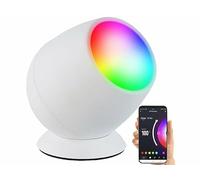 Lampe dambiance LED RVB CCT connectée - blanche [Luminea Home Control]