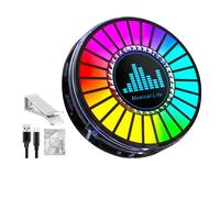 Lampe d'ambiance rythmique , contrôle par application, lumière LED qui change de couleur, lumière rythmique activée par le son, LED pour la collecte de la synchronisation musicale avec télécommande