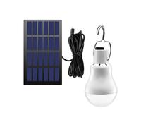 Lampe D'Ampoule LED Alimenté Par Panneau Solaire Lampe D'Énergie Pour Tente de Camping Extérieure Portative 15W