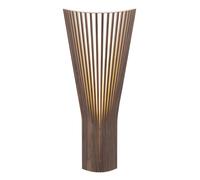 Lampe d'angle Secto 4236, design Secto, couleur noyer, avec interrupteur à câble - 4236