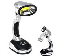 Fishtec - Lampe d'appoint COB 120 lumens sans fil - Ultra puissante et inclinable 180° - À poser ou portable - Idéale bureau, bricolage, camping