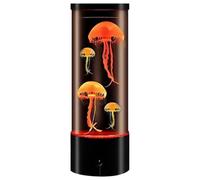 Lampe D'aquarium À Méduses - Veilleuse D'aquarium De 25 Cm, Décoration D'ambiance LED À Changement De Couleur, Effet Flottant Réaliste, Conception De Moteur Silencieux | Lampe De Table Pour Salon, Bur