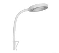 Lampe d'aquarium LED 8 W à intensité variable RVB avec télécommande, 3 modes pour plantes d'eau douce, petits réservoirs jusqu'à 10 litres allumés (blanc)