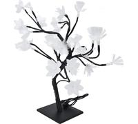 lampe d'arbre à fibre optique 24LED alimentée par USB Lumière de simulation de fleur pour la décoration de la maison