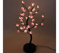 Lampe D'arbre Lumineuse USB 35 LED En Forme De Fleur De Prunier, Lampe D'arbre Artificiel DIY, Décorations De Noël Pour Chambre à Coucher, Bureau, Fête, Mariage, décoration de chambre pour adoles