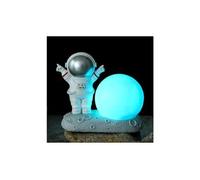Lampe d'astronaute de nuages colorés à led avec effet arc-en-ciel comme veilleuse pour enfants argent G