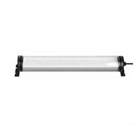 Lampe d'atelier industrielle à LED résistante aux explosions et à l'huile avec couvercle en verre trempé et angle réglable pour outils CNC (12 W)