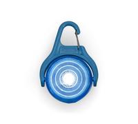 Lampe d'aventure rechargeable | Lampe LED clignotante à clipser résistante à l'eau pour promener le chien, courir et toutes les activités de plein air (blanc)