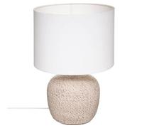 Atmosphera - Lampe à poser Davia - Céramique 39 cm - Blanc