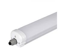 Lampe de baignoire LED, lampe de pièce humide, lampe de garage, lampe de hall, plafonnier, plastique blanc, résistant aux jets, 36W 4320lm 4000K blanc neutre, L 120 cm