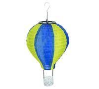 Lampe de ballon à air chaud - Lanternes solaires d'ambiance extérieure, décoration de lumière suspendue imperméable | Effet flamme scintillante, spot en verre arc-en- LED, lanterne solaire pour