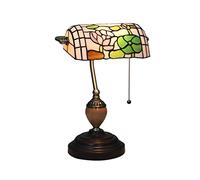 Lampe de banquier, Lampe, Lampe de Bureau, Lampe Vintage, Lampe de Table, Lampes de Chevet, Lampes de Lecture pour Table de Chevet, Bureau d'étude, Base en Alliage, W11 H15,