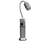 Lampe de barbecue portable réglable parfaite pour les barbecues et les aventures en camping (gris)