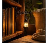Lampe De Bibliotheque, Lanterne De BibliothèQue Vintage En Bois, Nook Light, Lanterne Bibliotheque, Pour BibliothèQue, éTagèRe à Livres, Bureau,E