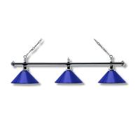 Lampe de billard Lampe London chrome/bleu