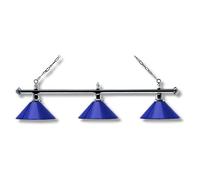 Lampe de billard Winsport London chromée / bleue