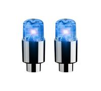 Lampe de bouchons de valves de pneu 1 pièce, 2 lumières de valve de pneu étanches, lumières de valve de pneu de vélo durables | Bouchon de Valve Automobile LED avec détection intelligente, lumières de