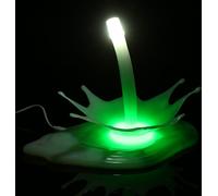 Lampe de bouteille de vin portable à économie d'énergie pour décoration, fond blanc, lumière colorée, pour bar