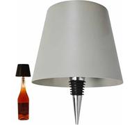 Lampe De Bouteille sans Fil, 3 Couleurs Gradation en Continu Lumières De Bouteille De Vin Rechargeables Lampe De Bouteille LED Tactile sans Fil Rechargeable pour Bars Restaurants, Light Grey
