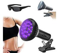 Lampe De Bronzage 54W, Lampe De Bronzage Rotative à 180 °, avec 18 LumièRes LED + Lunettes De Protection, Machine De Bronzage à LumièRe Violette 395 nm, CréE Une Peau BronzéE