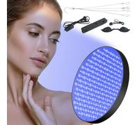 Lampe de Bronzage avec Support de Bureau,50W 460nm Lampe de Bronzage Facial et le Corps,Maison Solarium Lampe de Bronzage Lumière du Jour avec 250 LEDs Auto-Bronzant