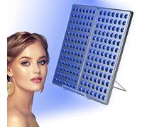 Lampe de Bronzage Pour La Maison, Pliable Solarium de Bronzage Facial avec 182 LED, Lampe de Bronzage pour Visage et Corps, 24W Solariums Lampes avec Protection des Yeux et Support, Chronométré