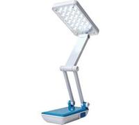 Lampe de Bureau 24 LED SMD 3 Intensités Réglable Pliable Avizar Blanc Blanc