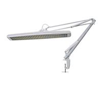 Lampe de bureau 3X - 14W - fixation étau - Blanc