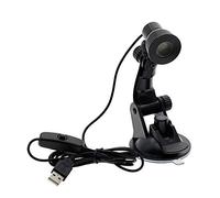 Lampe de Bureau à LED, Lampe de Table de Livre de Lecture pour œil USB avec Ventouse/Petit Dortoir Portable Lampe de Poche en Alliage d'aluminium Casquette / 720 Degrés de Lanterne Tournante