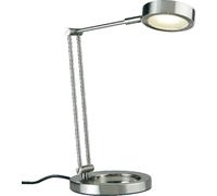 Lampe de bureau Slice LED acier brossé fer G