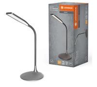 Lampe De Bureau À LED Rechargeable Panan Disc Single Grise 5W Chaud Dimmable