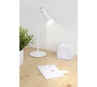 Lampe de bureau à LED sans fil 3en1, dimmable, blanc