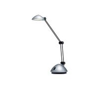Lampe de bureau à LED Space, argent satiné