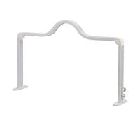 Lampe de Bureau à Ongles 48 W, Gradation Continue 3000-6000 K, Pliable, Décor en, Design en Arc, éclairage à 180°, sans Stroboscope, Corps en Aluminium, pour Manucure, Bureau et