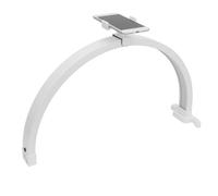 Lampe de Bureau à Ongles Demi-Lune de 20 Pouces, Lampe de Manucure 3200 à 5600K avec Clip de Téléphone pour Salons D'extension de Cils de beauté, Bouton Tactile de Support (Prise