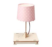 Lampe de bureau activée avec capteurs en bois conviviaux - Jouet scientifique pour salle de classe ou expériences à la maison - Utilisation non nécessaire - Lampe d'expérimentation éducative