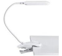 Lampe de bureau aluminor à pince bras flexible blanc - blanc - aluminor G