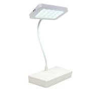 Lampe de bureau avec chargeur sans fil - 360 ° Rotation de col en bouche de la lampe de table | Petites lampes de bureau avec artefact de téléphone portable caché | Décoration intérieure pour table ar