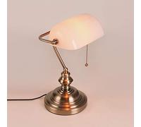 Lampe de bureau avec lampe de table réglable S e antique pour bureau et chambre à coucher Bronze h E27 Ampoule compatible avec éclairage traditionnel