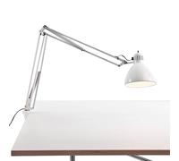 Lampe de bureau avec pince Naska Large WxH 50x50cm/rotating on/off switch placed on the diffuser head