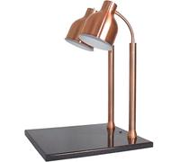 Lampe de bureau chauffante for buffet avec planche à découper, angle réglable 360°(Copper)